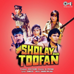 sholay aur toofan poster